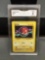 GMA Graded 1999 Pokemon Base Set Unlimited VOLTORB Trading Card - MINT 9