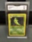 GMA Graded 1999 Pokemon Base Set Unlimited METAPOD Trading Card - Mint 9