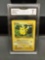 GMA Graded 1999 Pokemon Jungle PIKACHU Red Cheeks Trading Card - NM 7