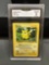 GMA Graded 1999 Pokemon Jungle PIKACHU Red Cheeks Trading Card - NM-MT 8