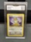 GMA Graded 1999 Pokemon Jungle MEOWTH Trading Card - NM-MT+ 8.5