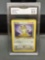 GMA Graded 1999 Pokemon Jungle MEOWTH Trading Card - NM-MT+ 8.5