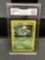 GMA Graded 1999 Pokemon Base Set Unlimited IVYSAUR Trading Card - EX-NM+ 6.5