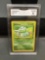 GMA Graded 1999 Pokemon Base Set Unlimited BULBASUAR Trading Card - EX-NM 6