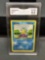 GMA Graded 1999 Pokemon Base Set Unlimited SQUIRTLE Trading Card - EX-NM+ 6.5