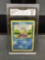 GMA Graded 1999 Pokemon Base Set Unlimited SQUIRTLE Trading Card - NM-MT 8