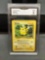 GMA Graded 1999 Pokemon Jungle PIKACHU Red Cheeks Trading Card - MINT 9