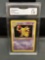 GMA Graded 1999 Pokemon Base Set Shadowless KADABRA Trading Card - NM+ 7.5