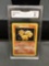 GMA Graded 1999 Pokemon Base Set Unlimited VULPIX Trading Card - MINT 9
