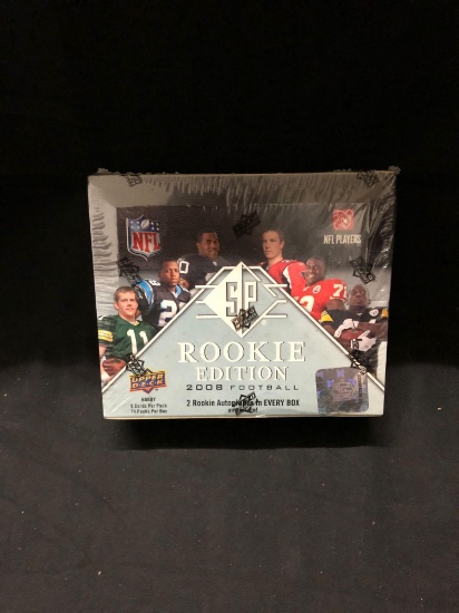 Factory Sealed 2008 Upper Deck SP Rookie Edition Football Hobby Box