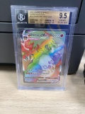 BGS Graded 2020 Champion's Path CHARIZARD VMax Rainbow Holofoil Rare Card - GEM MINT 9.5