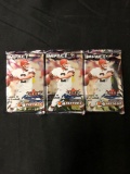 3 Factory Sealed Packs of 2000 Skybox Impact Football 10 Card Packs from Hobby Box