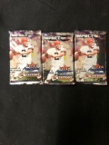 3 Factory Sealed Packs of 2000 Skybox Impact Football 10 Card Packs from Hobby Box