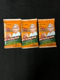 3 Factory Sealed Packs of 2000 Fleer Tradition Football 10 Card Packs from Hobby Box