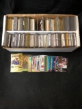 2 Row Box of Mixed Sports Cards - Stars, Inserts, Vintage Cards from Huge Storage Unit Collection