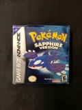 Complete In Box Nintendo Gameboy Advance Pokemon Sapphire Version Video Game - WOW