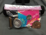 Bag of Mixed Coins Medals and Bullion From Estate