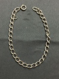 Curb Link 4.5mm Wide 7in Long Sterling Silver Bracelet