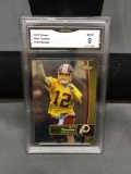 GMA Graded 2012 Finest KIRK COUSINS Vikings Washington ROOKIE Football Card - MINT 9