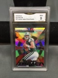 GMA Graded 2018 Panini Prizm Instant Impact Silver SAM DARNOLD Jets ROOKIE Football Card - MINT 9