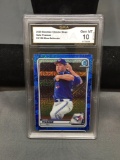 GMA Graded 2020 Bowman Chrome Mega Blue Refractor NATE PEARSON Blue Jays ROOKIE /150 - GEM MINT 10