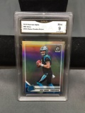 GMA Graded 2019 Donruss Optic Silver Prizm WILL GRIER Panthers ROOKIE Football Card - MINT 9