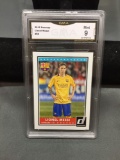 GMA Graded 2015 Donruss LIONEL MESSI Barcelona Soccer Card - MINT 9