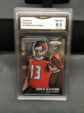 GMA Graded 2014 Panini Prizm SP Variation MIKE EVANS Bucs ROOKIE Football Card - Rare - NM-MT+ 8.5