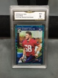 GMA Graded 2018 Donruss Optic Teal Velocity DANNY ETLING Patriots ROOKIE Football Card - MINT 9