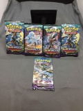 5 Pack Lot of Pokemon Sun & Moon GUARDIANS RISING 10 Card Booster Packs from Collection