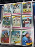 1980 Topps Baseball Nearly Complete 726 Card Set - Rickey Henderson Rookie, Nolan Ryan & Tons of
