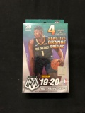 Factory Sealed 2019-20 Panini Mosaic Basketball 20 Card Hanger Box with 4 Reactive Orange Prizms