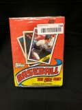 Factory Sealed 1988 Topps Baseball 36 Pack Wax Box