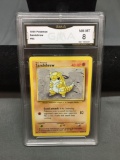 GMA Graded 1999 Pokemon Base Set Unlimited SANDSHREW Trading Card - NM-MT 8