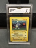 GMA Graded 1999 Pokemon Base Set Unlimited MAGNEMITE Trading Card - MINT 9