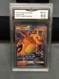 GMA Graded 2019 Pokemon Hidden Fates CHARIZARD GX Holofoil Rare Trading Card - NM-MT+ 8.5