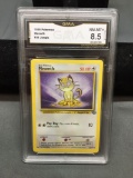 GMA Graded 1999 Pokemon Jungle MEOWTH Trading Card - NM-MT+ 8.5