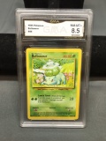 GMA Graded 1999 Pokemon Base Set Unlimited BULBASAUR Trading Card - NM-MT+ 8.5