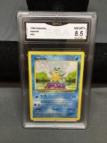 GMA Graded 1999 Pokemon Base Set Unlimited SQUIRTLE Trading Card - NM-MT+ 8.5