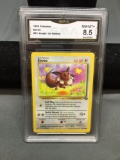 GMA Graded 1999 Pokemon Jungle EEVEE Trading Card - NM-MT+ 8.5