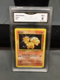 GMA Graded 1999 Pokemon Base Set Unlimited VULPIX Trading Card - MINT 9