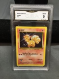 GMA Graded 1999 Pokemon Base Set Unlimited VULPIX Trading Card - MINT 9