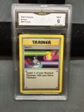 GMA Graded 1999 Pokemon Base Set Unlimited SWITCH Trading Card - MINT 9