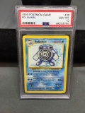 PSA Graded 1999 Pokemon Base Set Unlimited POLIWHIRL Trading Card - GEM MINT 10