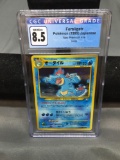 CGC Graded 1999 Pokemon Japanese Neo FERALIGATR Holofoil Trading Card - NM-MT+ 8.5