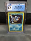 CGC Graded 2000 Pokemon Team Rocket DARK GYARADOS Holofoil Rare Trading Card - NM-MT+ 8.5