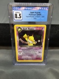 CGC Graded 2000 Pokemon Team Rocket DARK HYPNO Holofoil Rare Trading Card - NM-MT+ 8.5