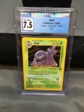 CGC Graded 1999 Pokemon Fossil MUK Holofoil Rare Trading Card - NM+ 7.5