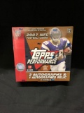 Factory Sealed 2007 Topps Performance Football Hobby Box