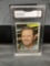GMA Graded 2019 Topps Heritage 70 Buyback JACK BALDSCHUN Padres Vintage Baseball Card - NM 7